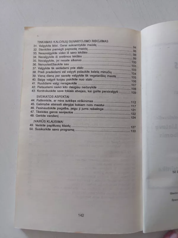50 būdų suliesėti be bado dietos - Paulas G. Varnas, knyga 5
