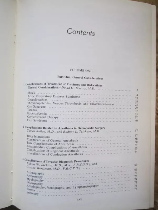 Complications in orthopaedic Surgery   Volume one - Charles Epps, Charles H. Epps, knyga 6