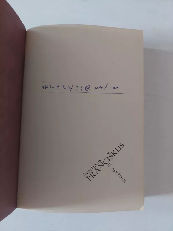 Šventasis Pranciškus iš Asyžiaus - Gilbert Keith Chesterton, knyga 3