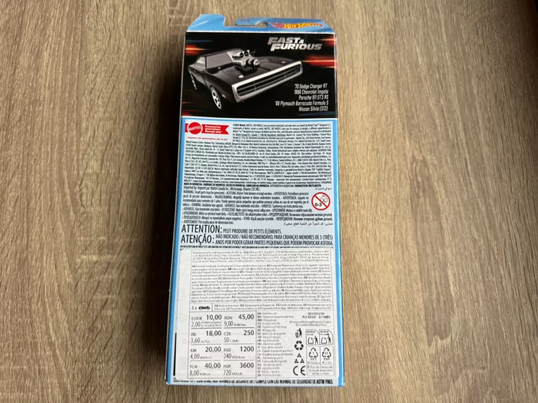 Hot Wheels Fast & Furious 5-Pack - , namai ir interjeras 5