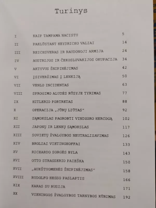 Hitlerio Šnipų Aso Atsiminimai - W. Schellenbergas, knyga 4