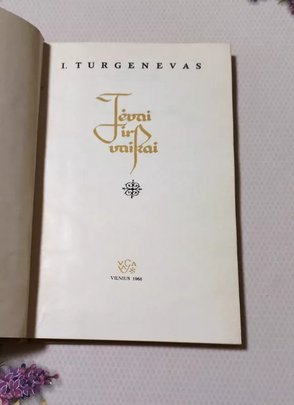 Tevai ir vaikai - Ivanas Turgenevas, knyga 3