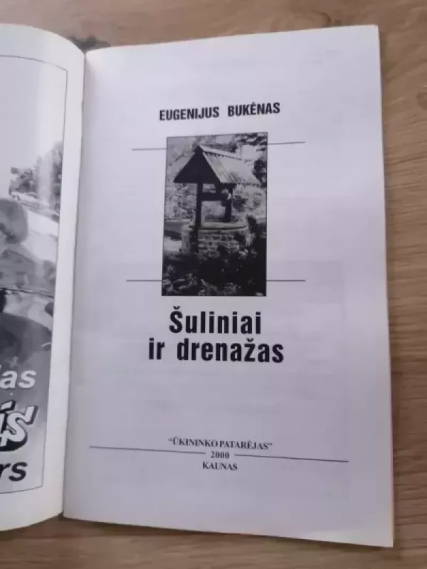Šuliniai ir drenažas - E. Bukėnas, knyga 3