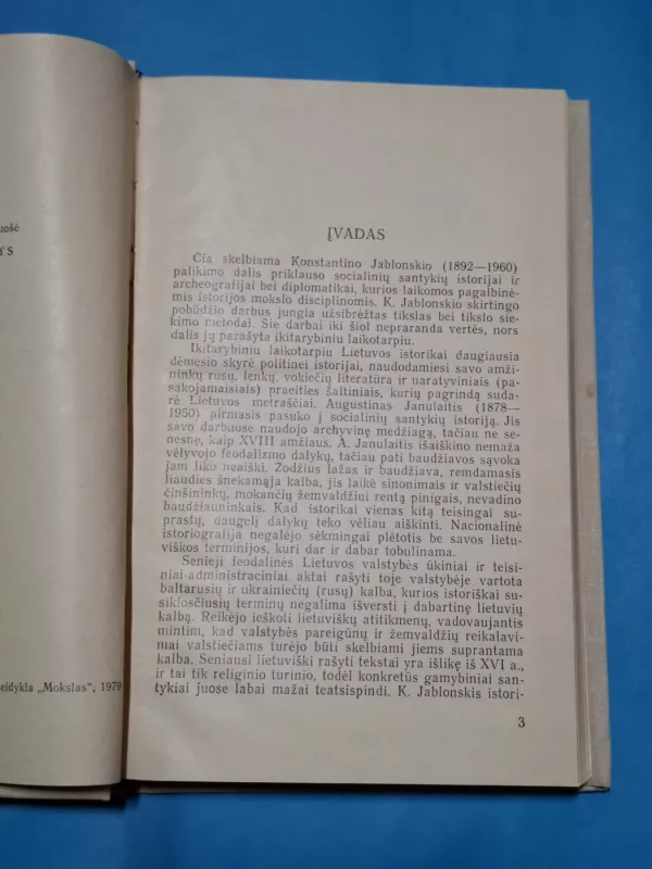 Istorija ir jos šaltiniai - Konstantinas Jablonskis, knyga 4