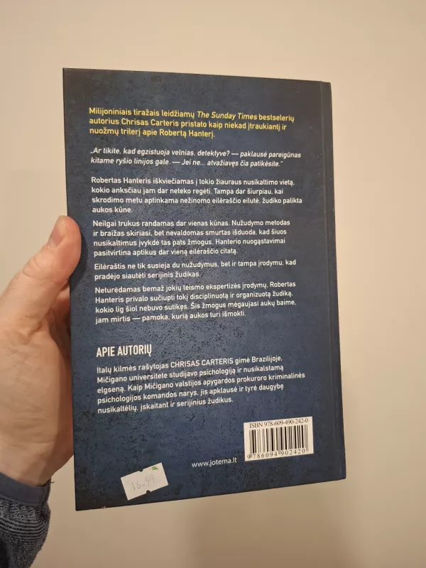 Genezė - Chris Carter, knyga 3