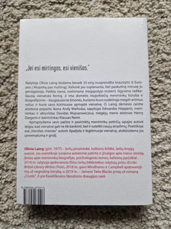 Vienišas miestas: menas būti vienam Niujorke - Olivija Laing, knyga 3