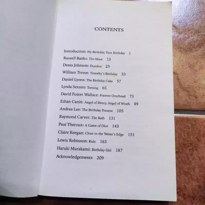 Birthday Stories Selected and Introduced by Haruki Murakami - Haruki Murakami, knyga 4