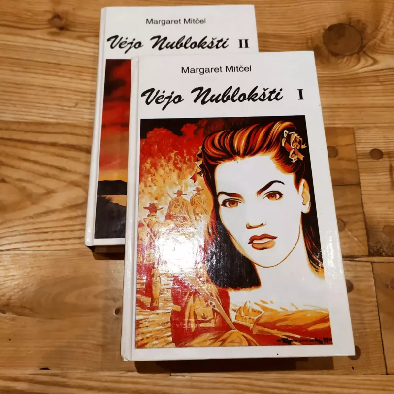 Vėjo nublokšti 1,2 dalys - Margaret Mitčel, knyga 2