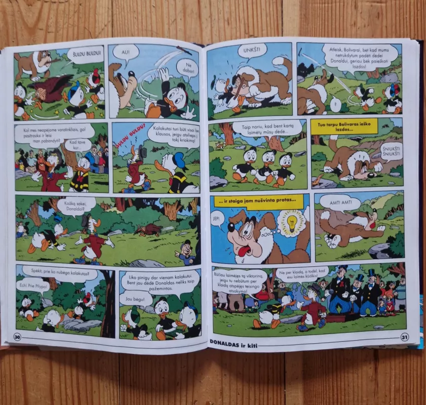 Donaldas ir kiti. Didysis traukinio apiplesimas ir juodosios pelkes paslaptis. - Walt Disney, knyga 3