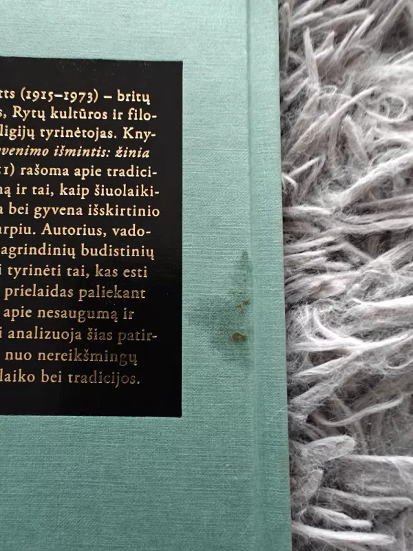 Nesaugaus gyvenimo išmintis: žinia nerimo amžiui - Alan Wilson Watts, knyga 4