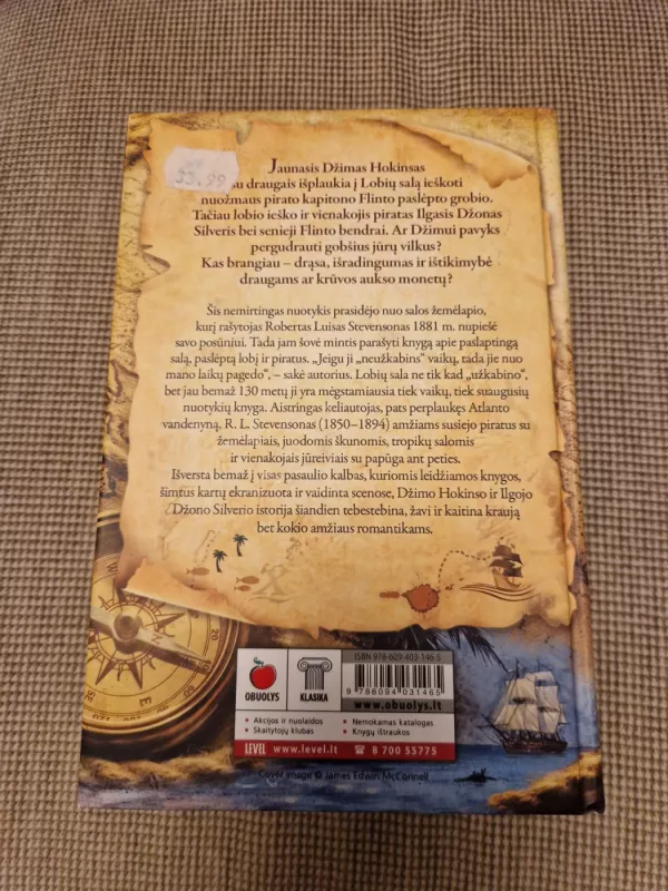 Lobių Sala - Robert Luis Stevenson, knyga 2