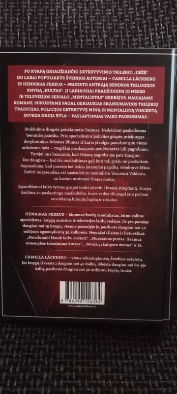 Kultas - Camilla Läckberg, knyga 3