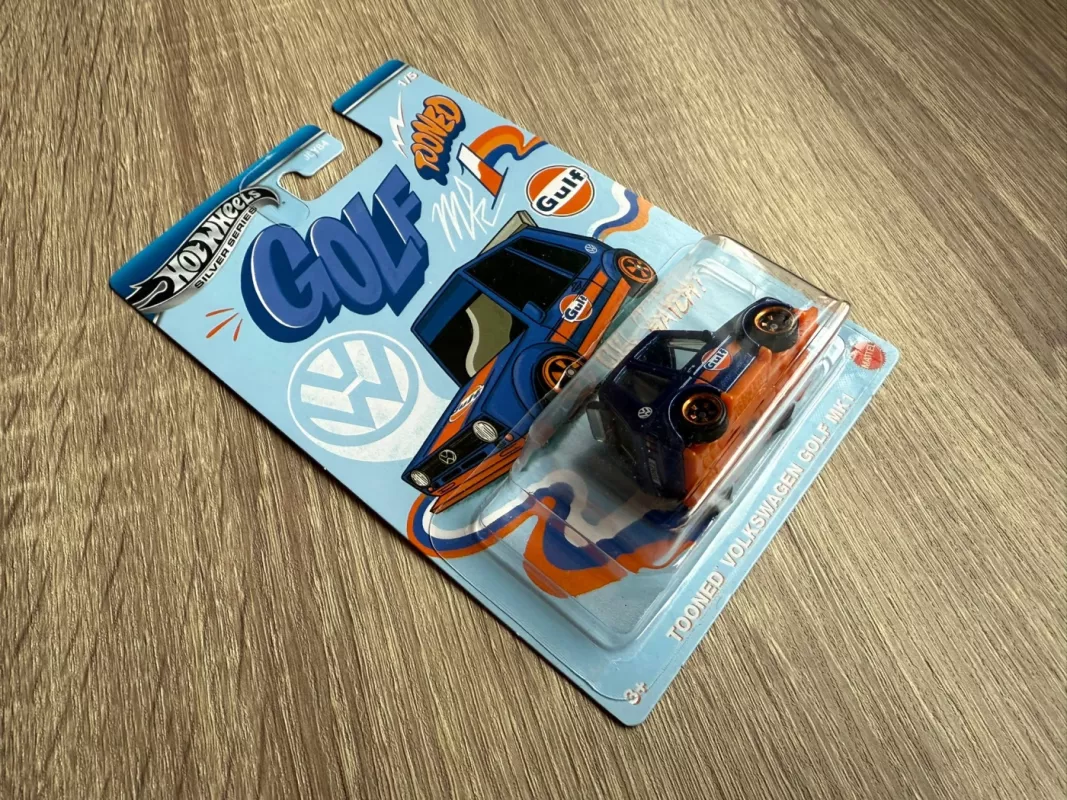 Tooned Volkswagen Golf MK1 Gulf Hot Wheels - , namai ir interjeras 3