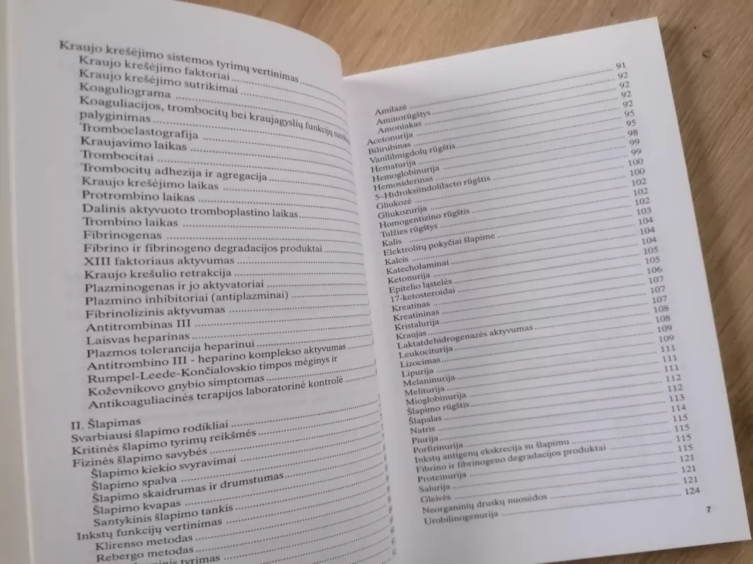 Kraujas. Kraujo krešėjimas. Šlapimas. Likvoras - J. J. Leja, knyga 6