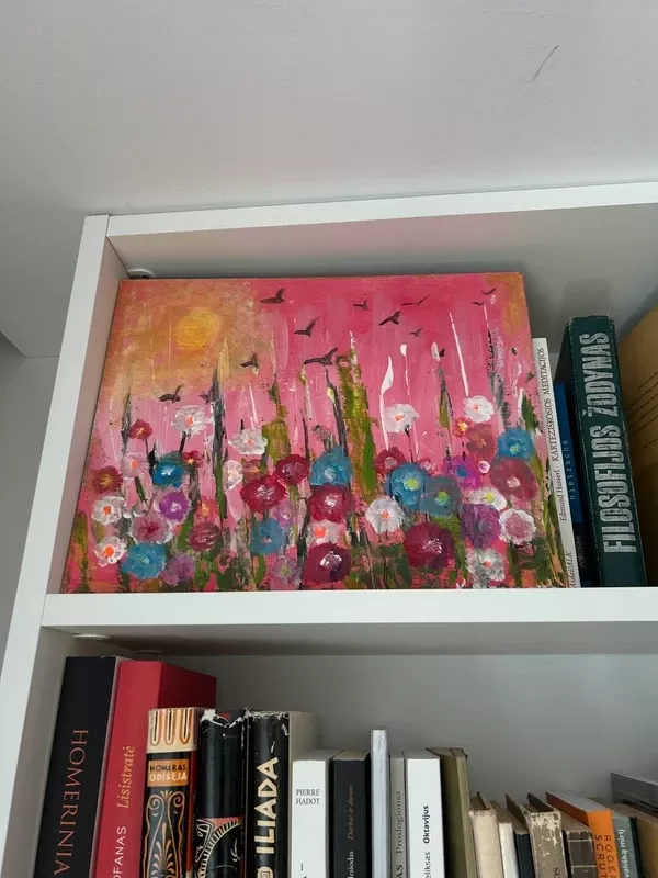 gėlės, gėlių, pievos, spalvotas paveikslas - , namai ir interjeras 3