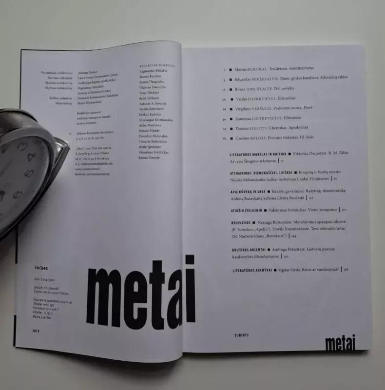 Metai, 2019 Nr. 10 - Daug autorių, knyga 3