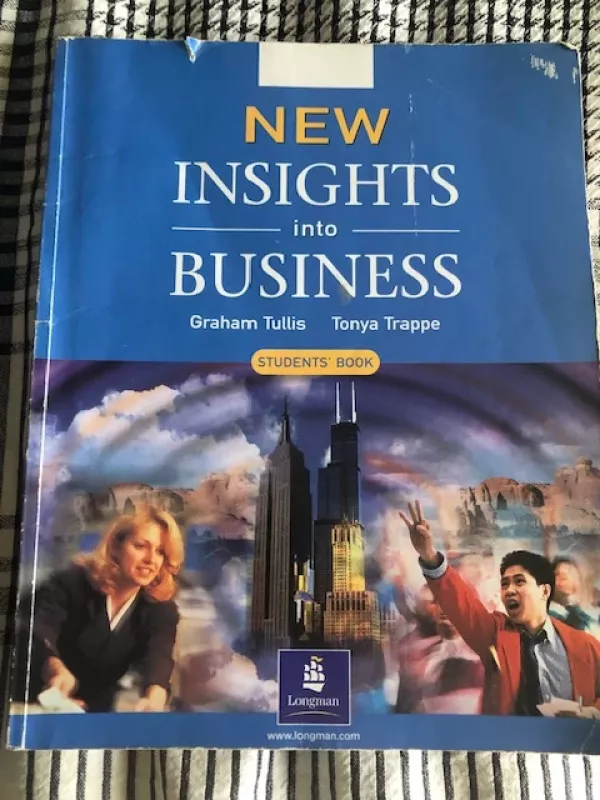 Naujos verslo įžvalgos. Studento knyga (anglų k) - Graham Tullis, Tonya Trappe, knyga 2