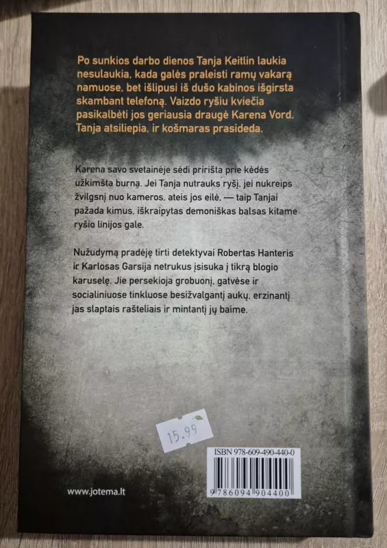 Skambutis - Chis carter, Chris Carter, knyga 3