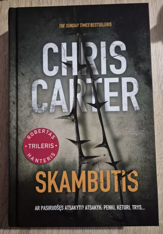 Skambutis - Chis carter, Chris Carter, knyga 2