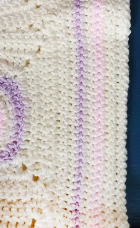 Rankų darbo nertas vaikiškas užklotukas, 115x88cm - , namai ir interjeras 6