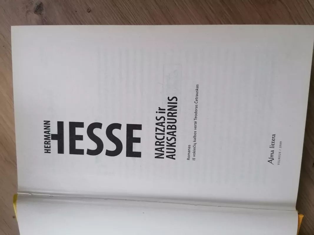 Narcizas ir Auksaburnis - Hermann Hesse, knyga 4
