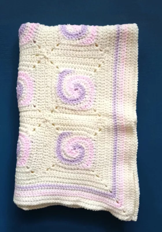 Rankų darbo nertas vaikiškas užklotukas, 115x88cm - , namai ir interjeras 2