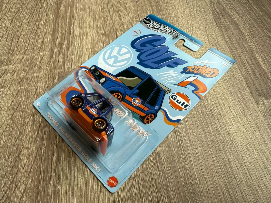 Tooned Volkswagen Golf MK1 Gulf Hot Wheels - , namai ir interjeras 4