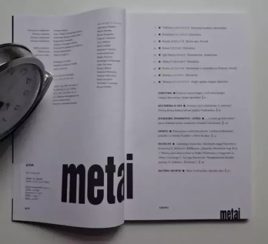 Metai, 2019 Nr. 4 - Daug autorių, knyga 3