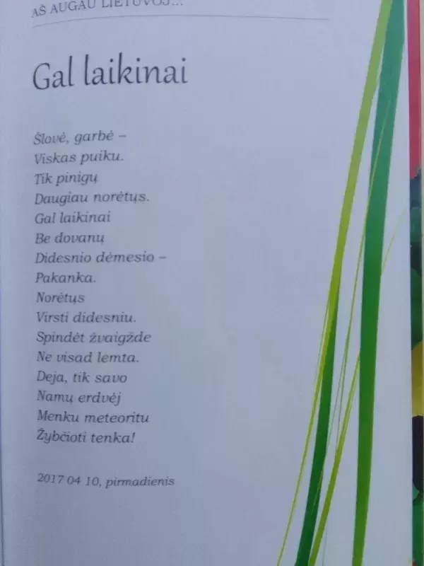 Aš augau Lietuvoj... - Laimutė Matkevičienė, knyga 6