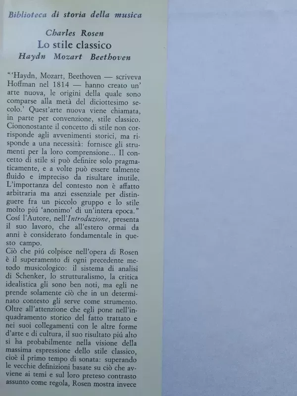 Lo stile classico: Haydn, Mozart, Beethoven - Charles Rosen, knyga 6