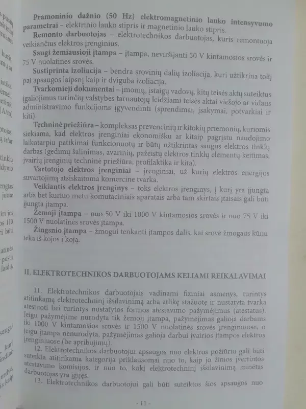Saugos taisyklės eksploatuojant elektros įrenginius - Autorių Kolektyvas, knyga 4