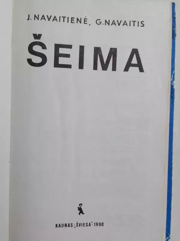 Šeima - J. Navaitienė, G. Navaitis, knyga 3