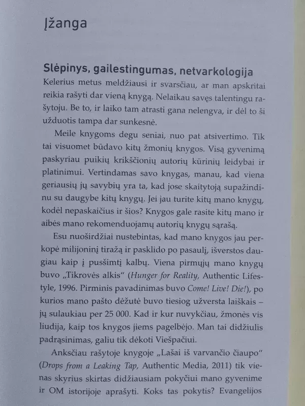 Netvarkologija: apie Dievo veikimo slėpinį kebliose situacijose - George Verwer, knyga 6
