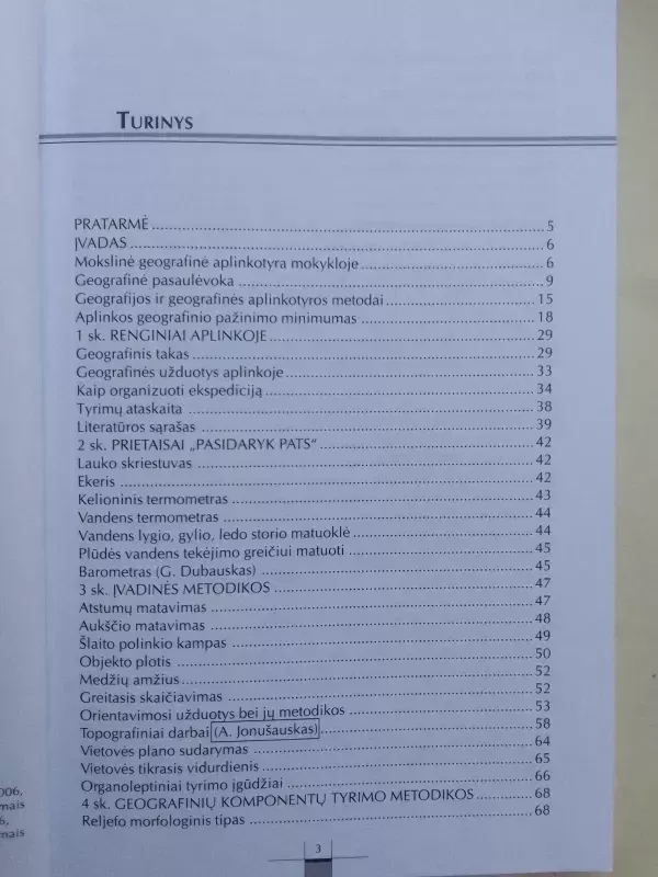 Geografinės aplinkotyros metodikos - Rimantas Krupickas, knyga 3