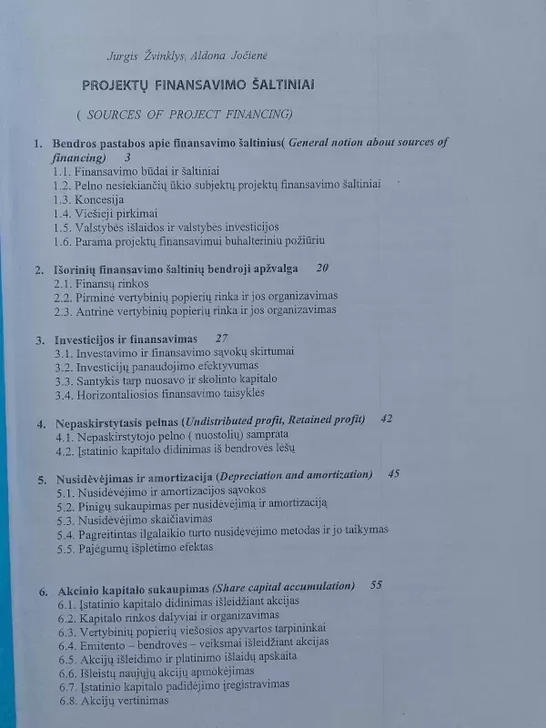 Projektų finansavimo šaltiniai - Autorių Kolektyvas, knyga 3