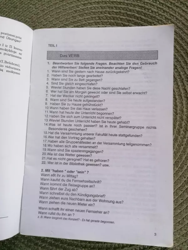 Vokiečių kalbos gramatikos pratimų rinkinys - Jadzė Šapalienė, knyga 4