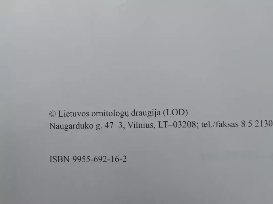 Lietuvos perinčių paukščių atlasas - Autorių Kolektyvas, knyga 4
