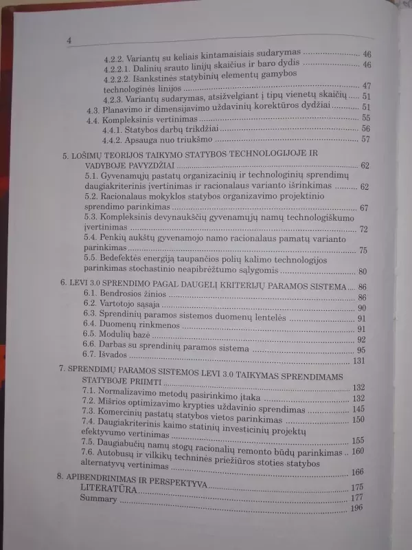 Lošimų teorija statybos technologijoje ir vadyboje - E. K. Zavadskas, ir kiti , knyga 5
