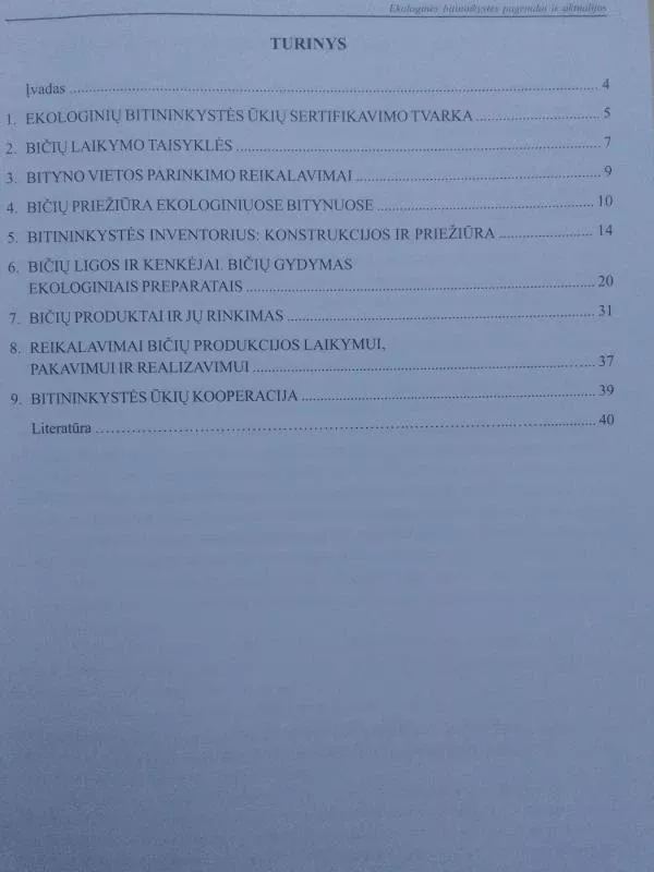 Ekologinės bitininkystės pagrindai ir aktualijos - Sigita Grigaliūnienė, knyga 5