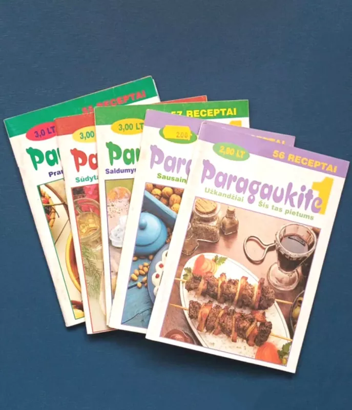 Žurnaliukai "Paragaukite", 1995, 1996, 5vnt. - Įvairūs autoriai, knyga 2