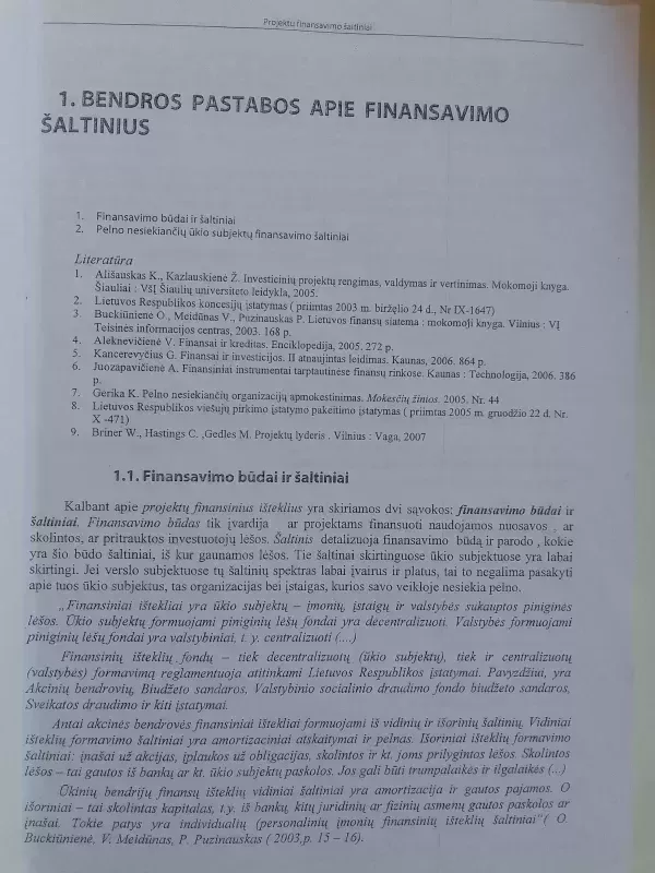 Projektų finansavimo šaltiniai - Autorių Kolektyvas, knyga 5