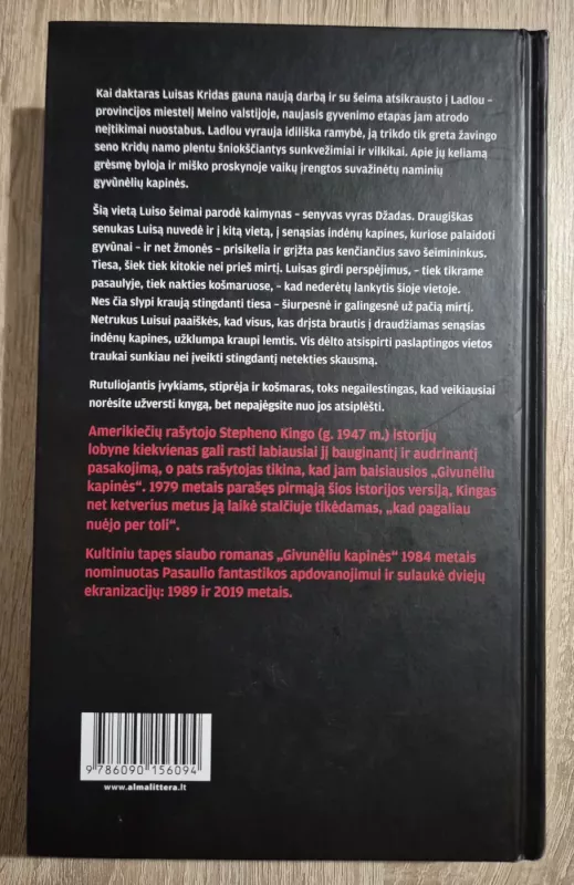 Givunėliu kapinės - Stephen King, knyga 3