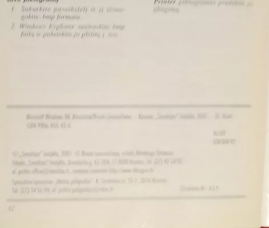 Atmintinė Microsoft Windows 98 - Autorių Kolektyvas, knyga 4