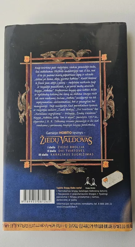 Hobitas, arba ten ir atgal - J. R. R. Tolkien, knyga 4