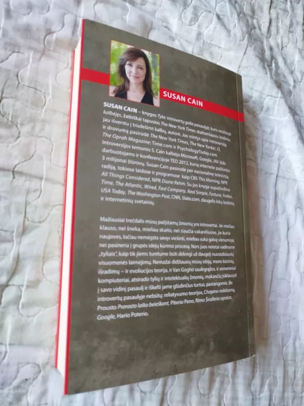 Tyla. Introvertų galia pasaulyje, kuris nesiliauja kalbėjęs - Susan Cain, knyga 6