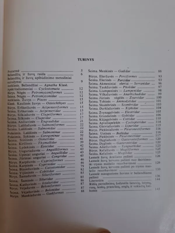 Lietuvos žuvys - Juozas Virbickas, knyga 5