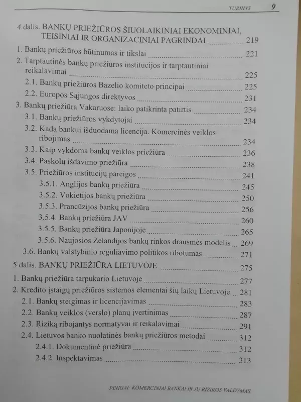 Pinigai: komerciniai bankai ir jų rizikos valdymas - Vytautas Vaškelaitis, knyga 4