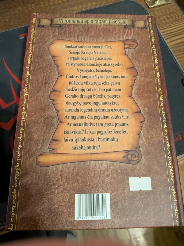 Kregždės bokštas - Andrzej Sapkowski, knyga 2