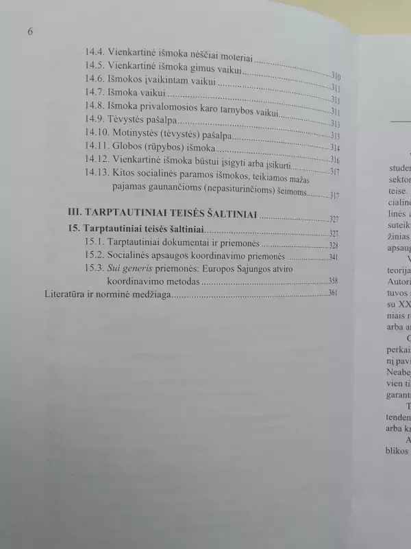 Socialinės apsaugos teisė - Audrius Bitinas, Midas  Urbonavičius, knyga 6