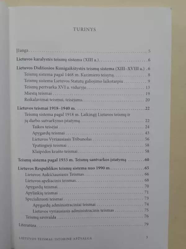 Lietuvos teismai: istorinė apžvalga - Autorių Kolektyvas, knyga 3